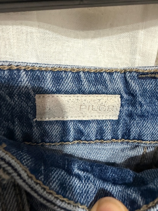 Pilcro Light Wash High-Rise Straight Jeans - Picture 3 of 6